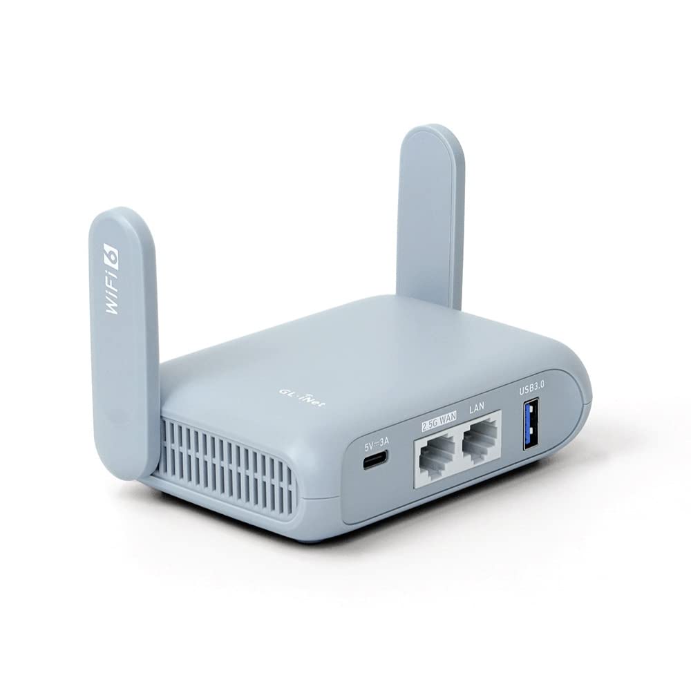 Gadget Organizer Case (Black) & GL.iNet GL-MT3000 (Beryl AX) Pocket-Sized Wi-Fi 6 AX3000 Wireless Travel Gigabit Router - Image 6